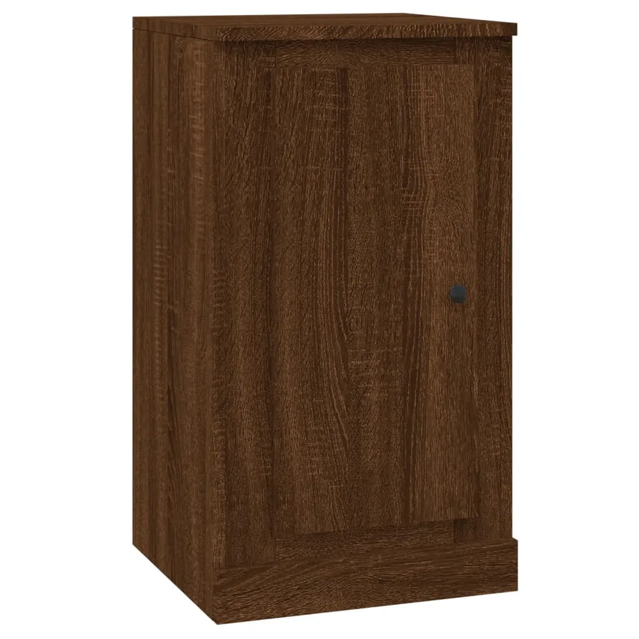 Buffets 2 pcs chêne marron 37,5x35,5x67,5 cm bois d'ingénierie - 6