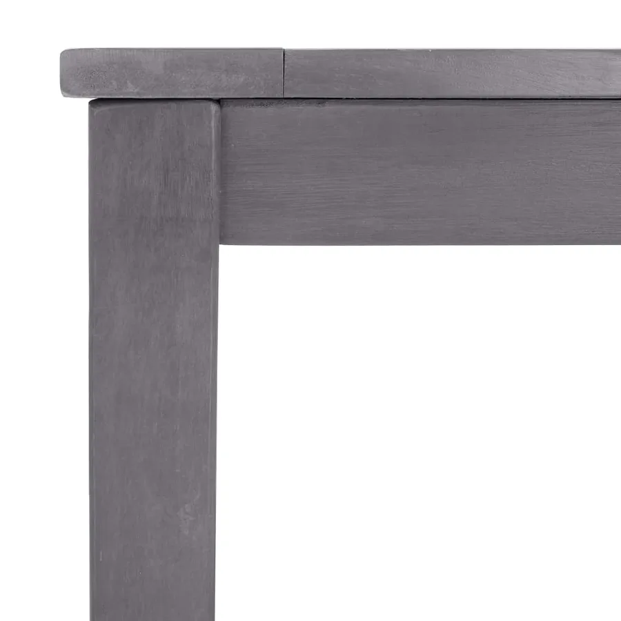 Table de jardin Délavage gris 140x80x74 cm Bois d'acacia massif - 5