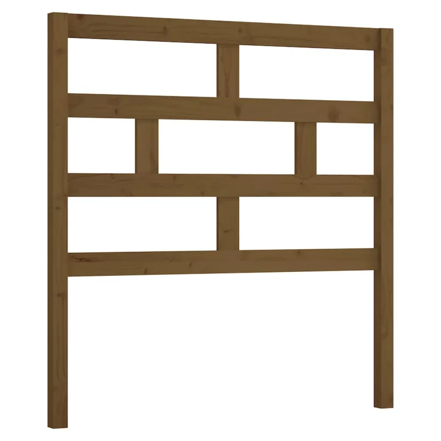 Tête de lit Marron miel 96x4x100 cm Bois massif de pin - 2