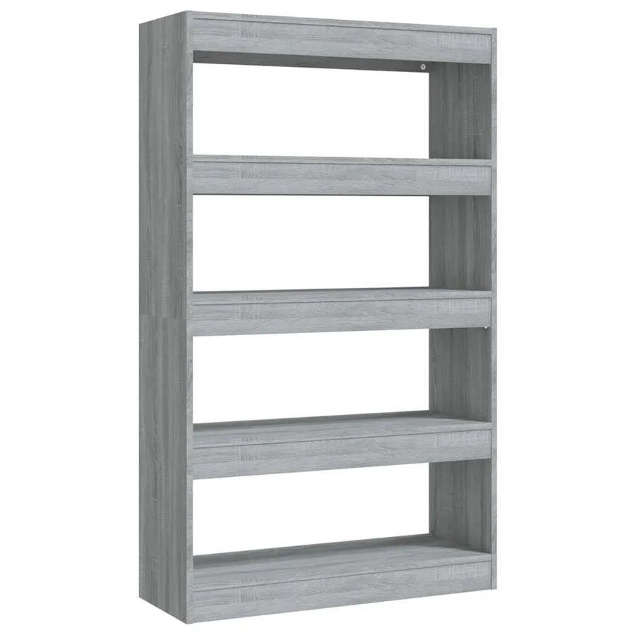 Bibliothèque/Séparateur de pièce Sonoma gris Bois d'ingénierie - 2
