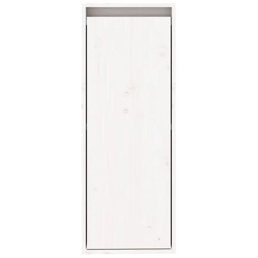 Armoire murale Blanc 30x30x80 cm Bois de pin massif - 5