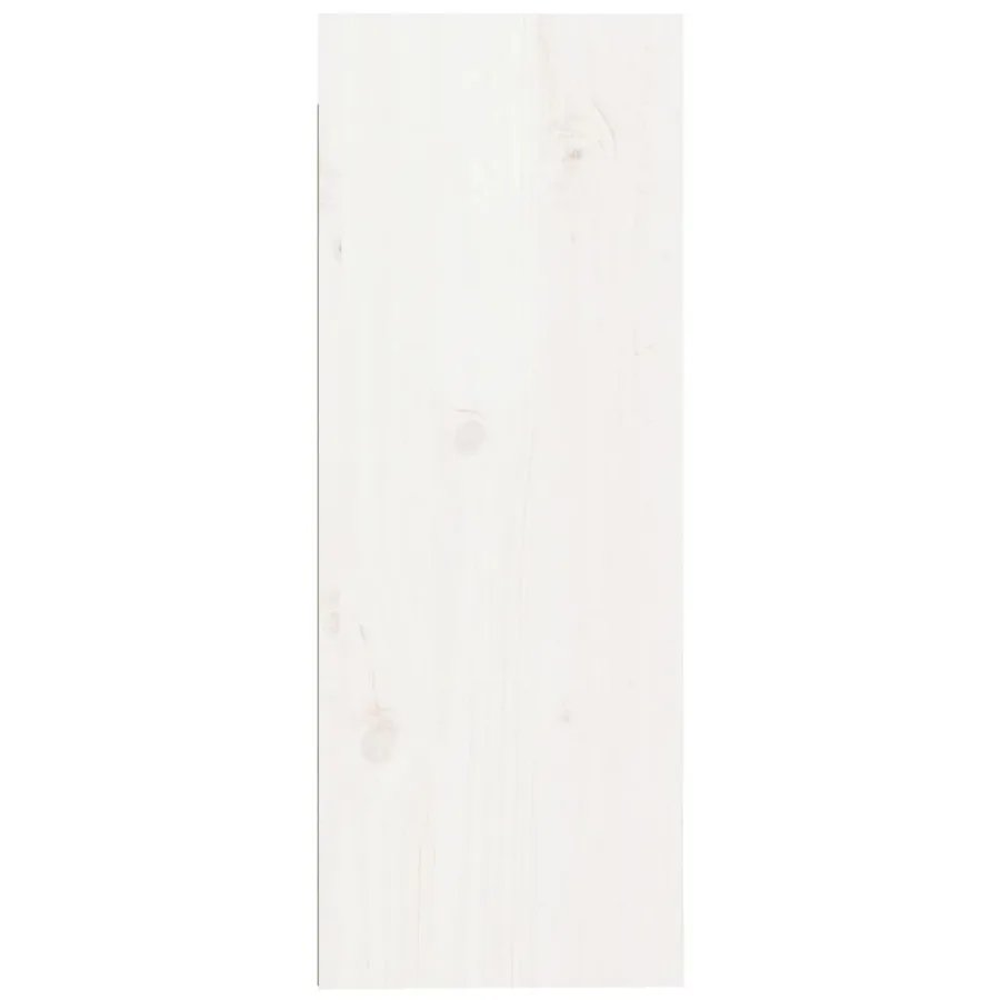Armoire murale Blanc 30x30x80 cm Bois de pin massif - 7