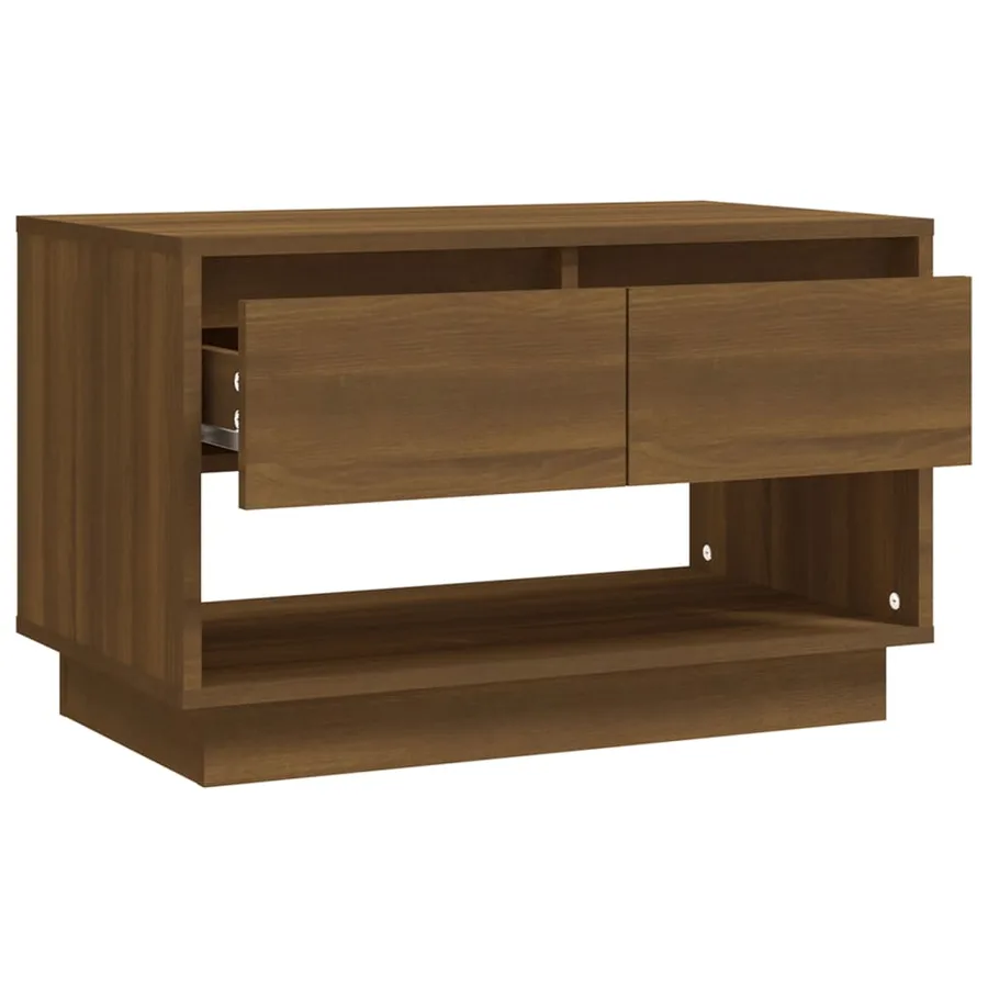 Meuble TV Chêne marron 70x41x44 cm Bois d'ingénierie - 8