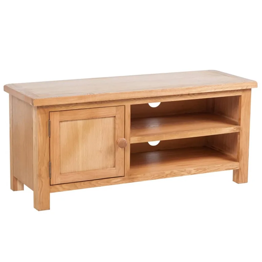Meuble TV 103 x 36 x 46 cm Bois de chêne solide