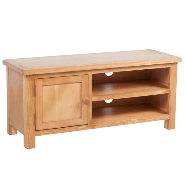 Meuble TV 103 x 36 x 46 cm Bois de chêne solide