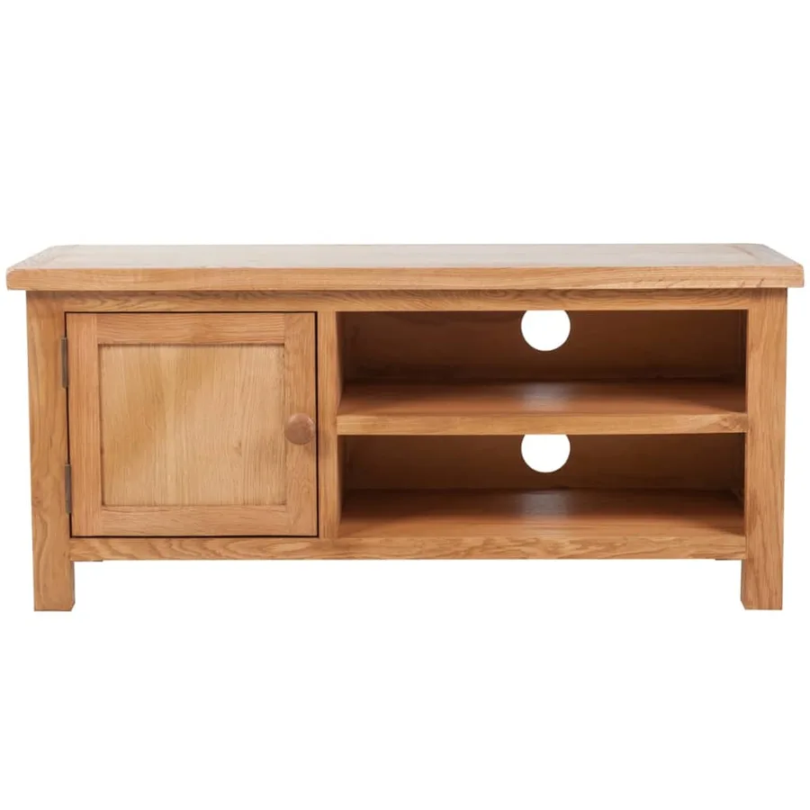 Meuble TV 103 x 36 x 46 cm Bois de chêne solide - 2