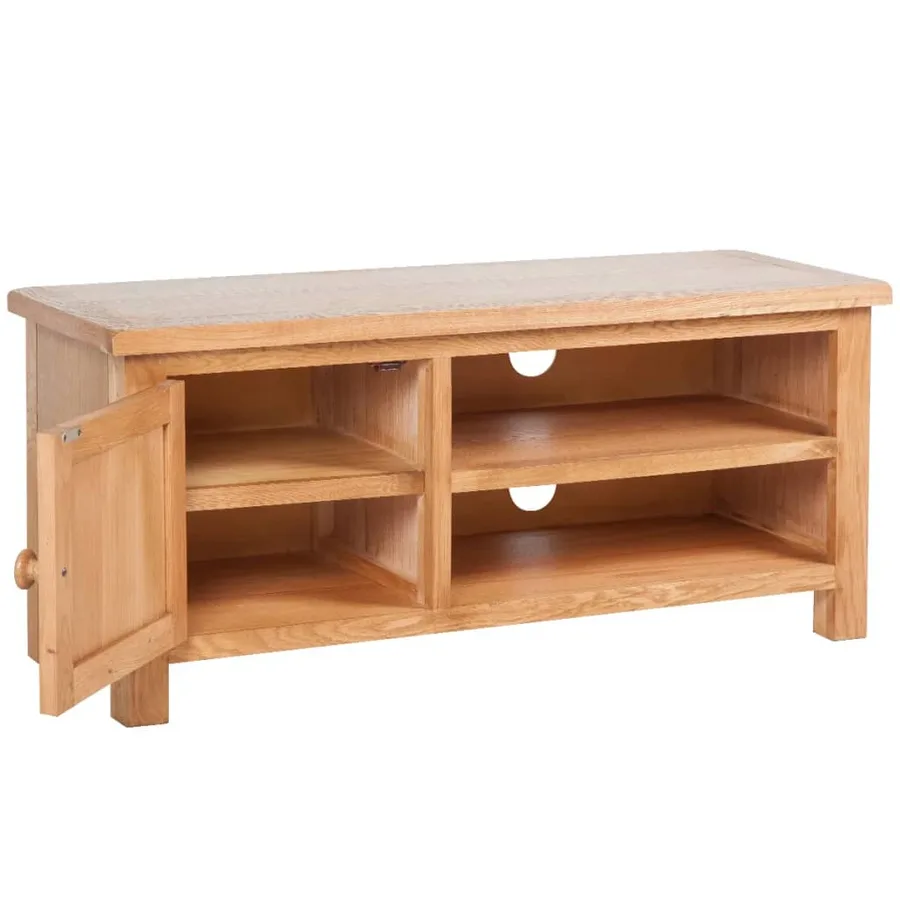 Meuble TV 103 x 36 x 46 cm Bois de chêne solide - 3