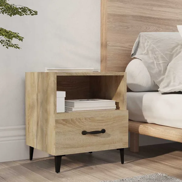 Table de chevet Chêne sonoma Bois d'ingénierie