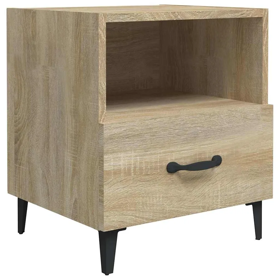 Table de chevet Chêne sonoma Bois d'ingénierie - 2
