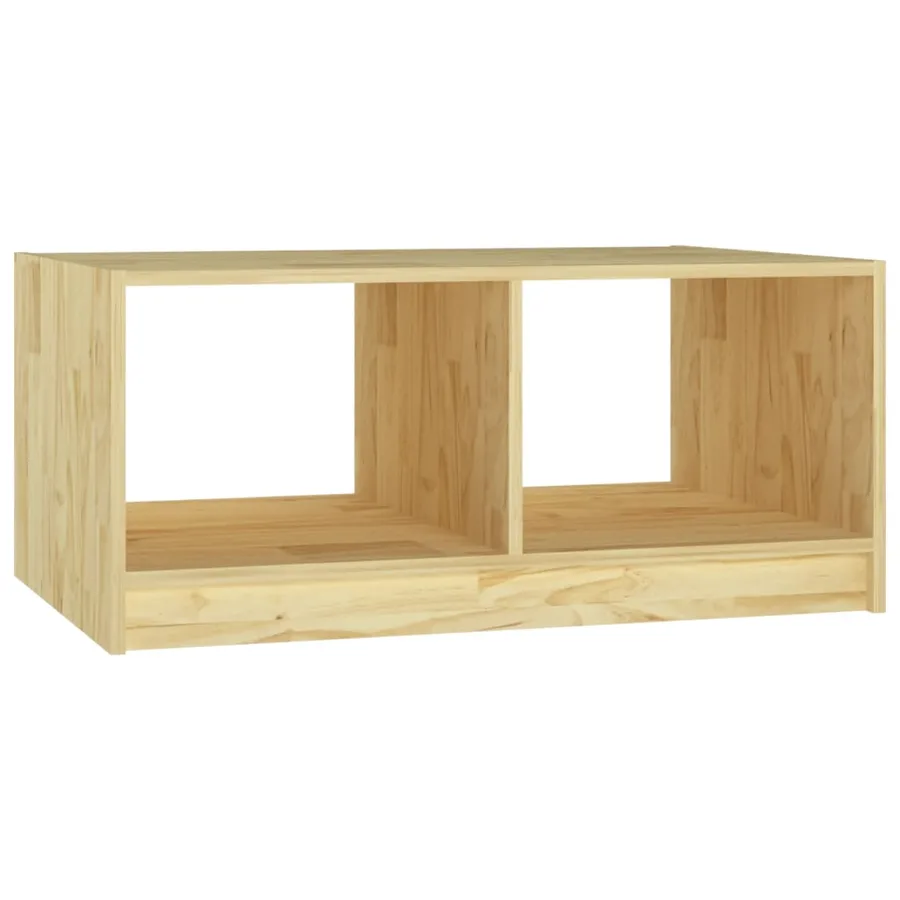 Table basse 75x50x33,5 cm Bois de pin massif - 2