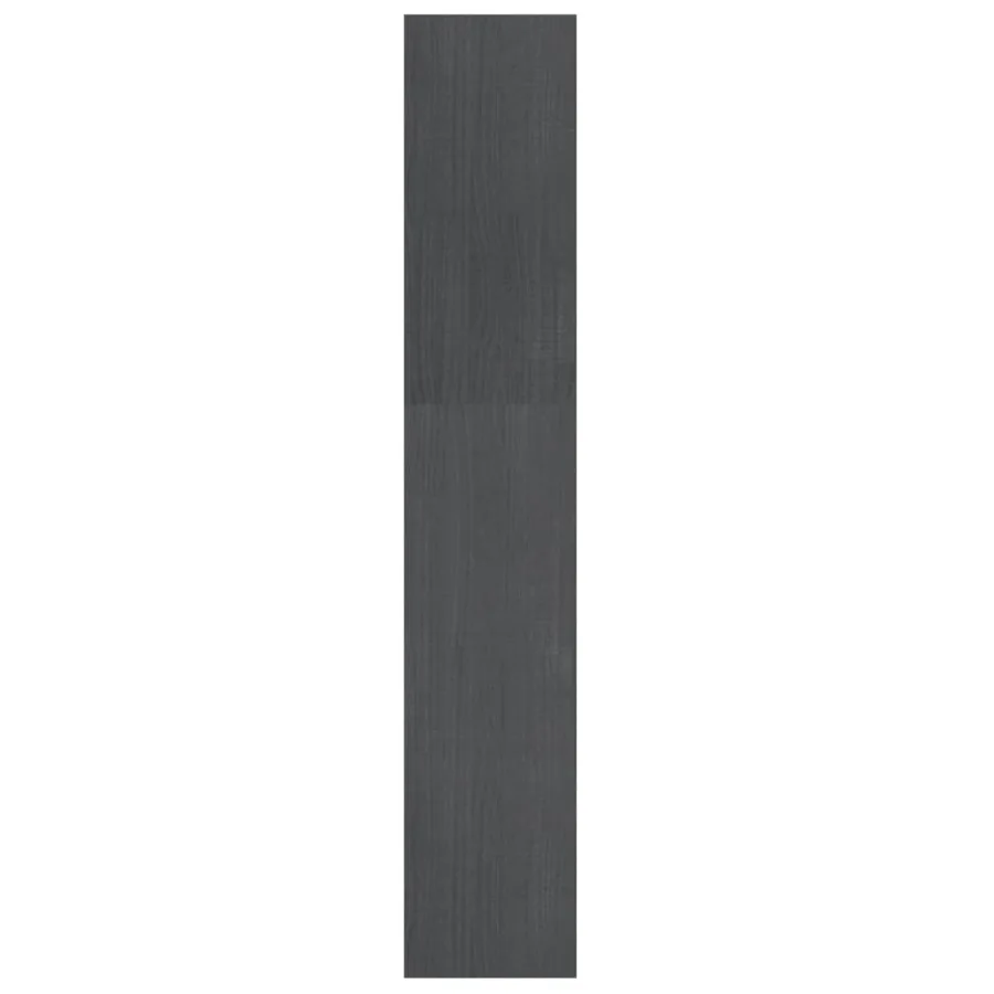 Bibliothèque/Séparateur de pièce Gris 100x30x167,5cm Pin massif - 6