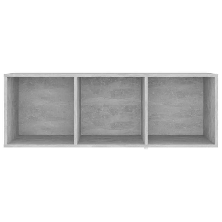 Meuble TV gris béton 107x35x37 cm bois d’ingénierie - 4