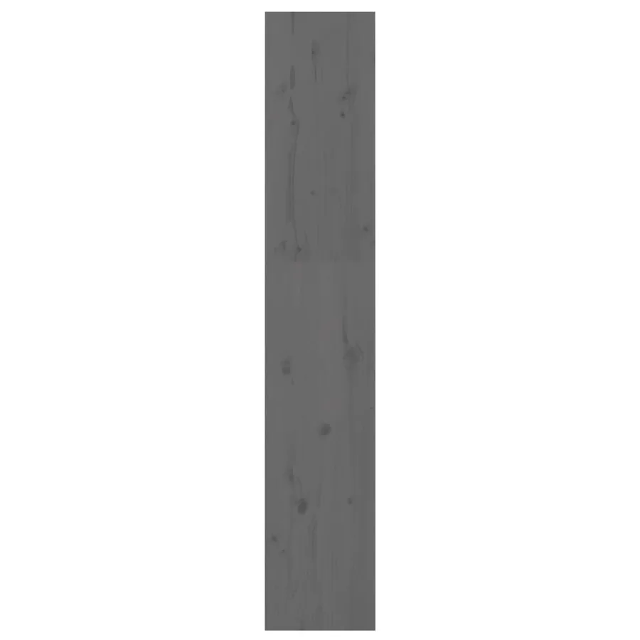 Bibliothèque/Séparateur de pièce Gris 60x30x167,5 cm Pin massif - 4