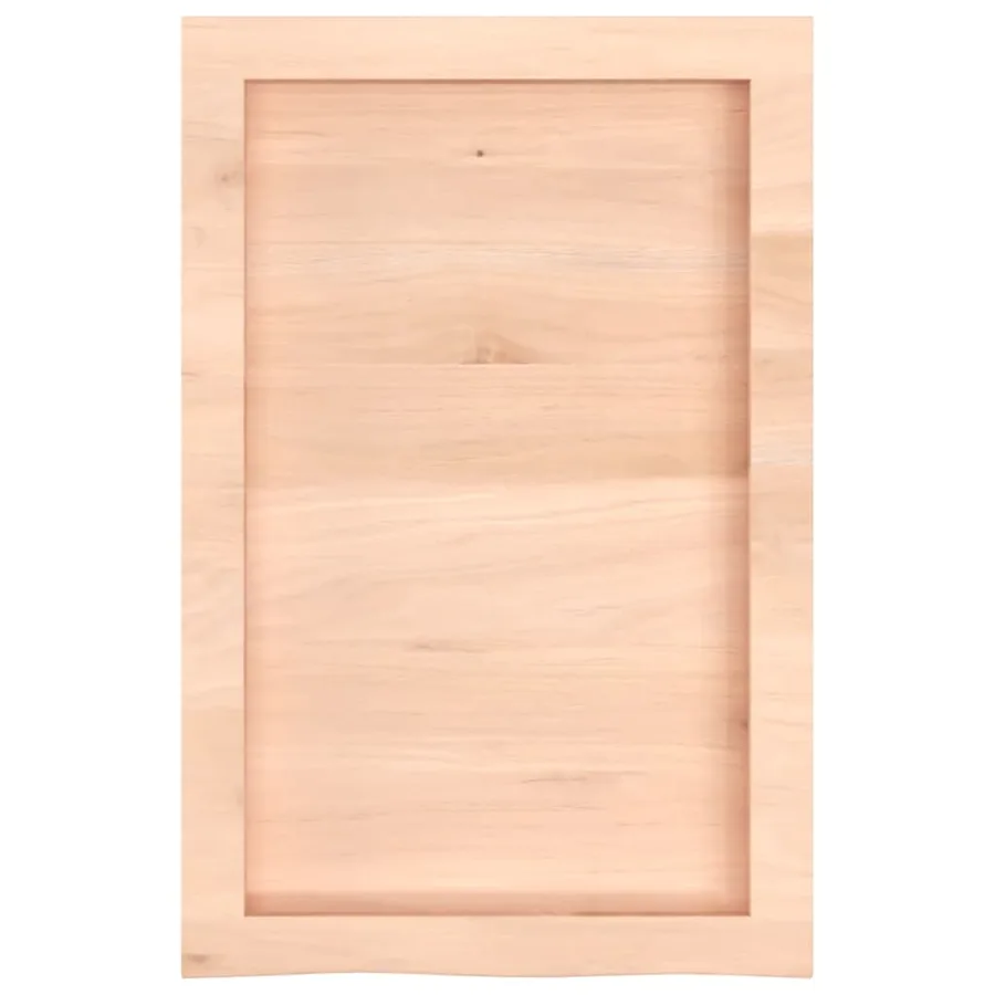 Étagère murale 40x60x(2-6) cm bois de chêne massif non traité - 5