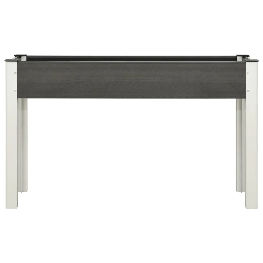Lit surélevé de jardin Gris 120x40x75 cm WPC - 2