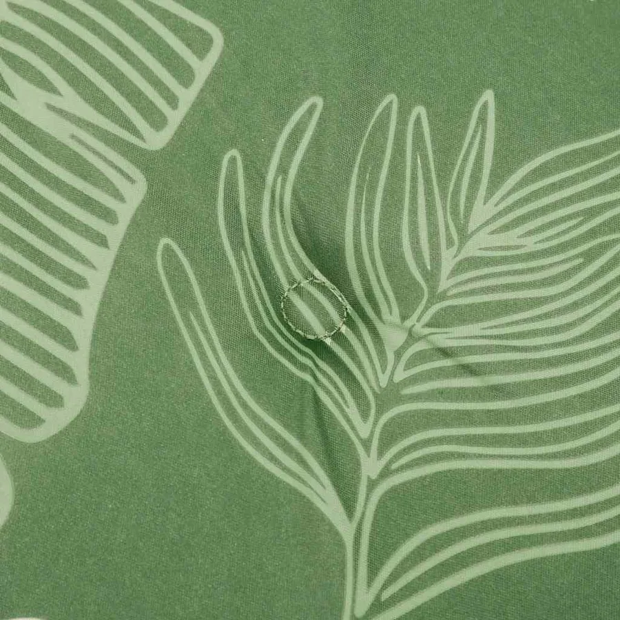 Coussins de chaise à dossier haut lot de 6 modèle de feuille - 8
