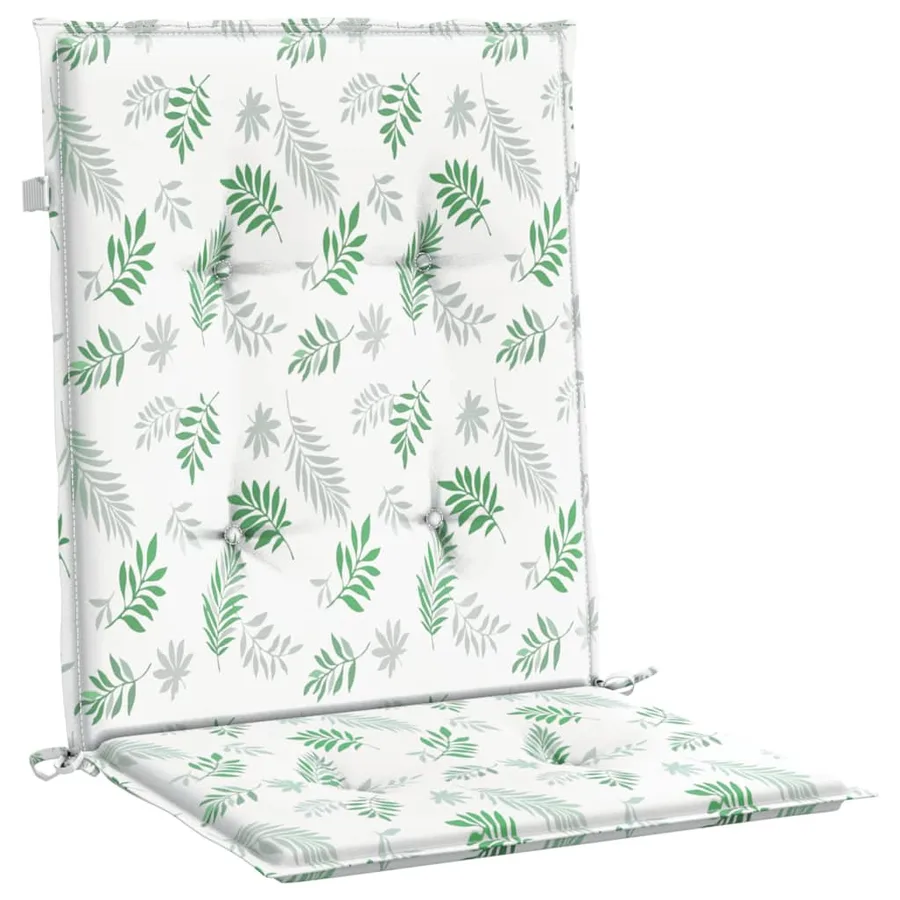 Coussins de chaise à dossier bas lot de 6 modèle de feuille - 5