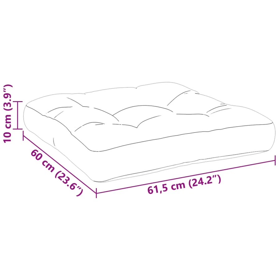 Coussin de palette motif à carreaux rouge tissu - 10