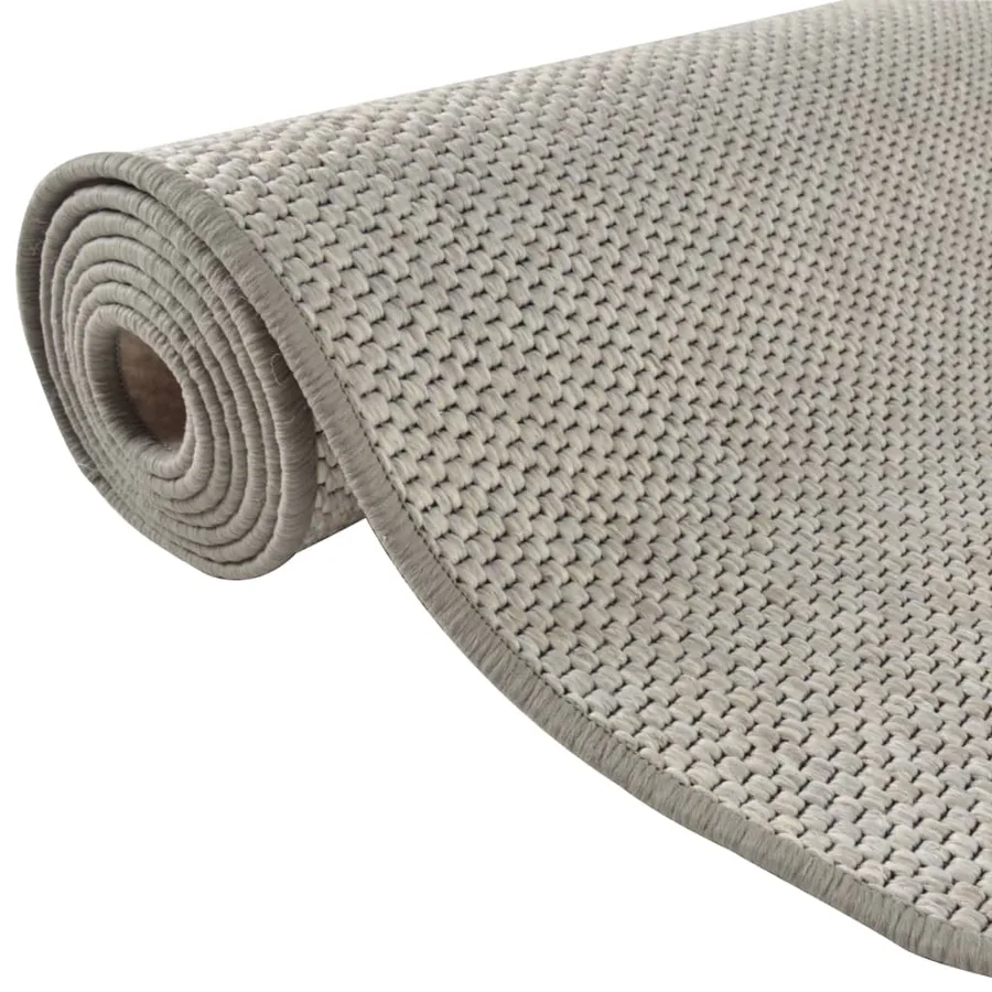 Tapis de couloir aspect sisal platina 50x300 cm - 5