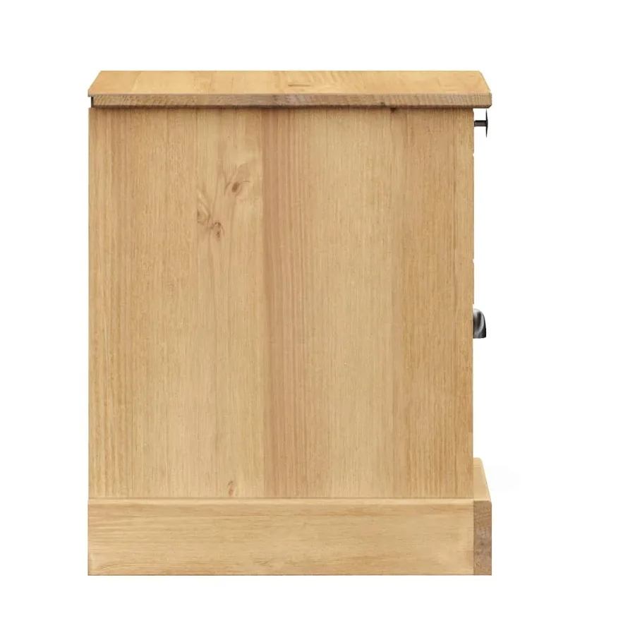 Table de chevet VIGO 42x35x42 cm bois de pin massif - 6