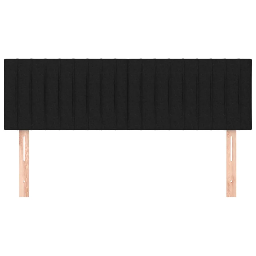 Têtes de lit Noir 144 x 5 x 78/88 cm Tissu - 3