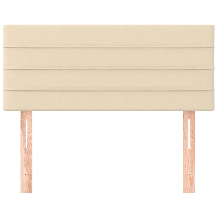 Tête de lit Crème 90x5x78/88 cm Tissu - 3