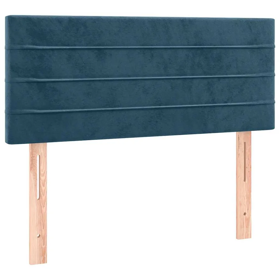 Tête de lit Bleu foncé 80x5x78/88 cm Velours - 2