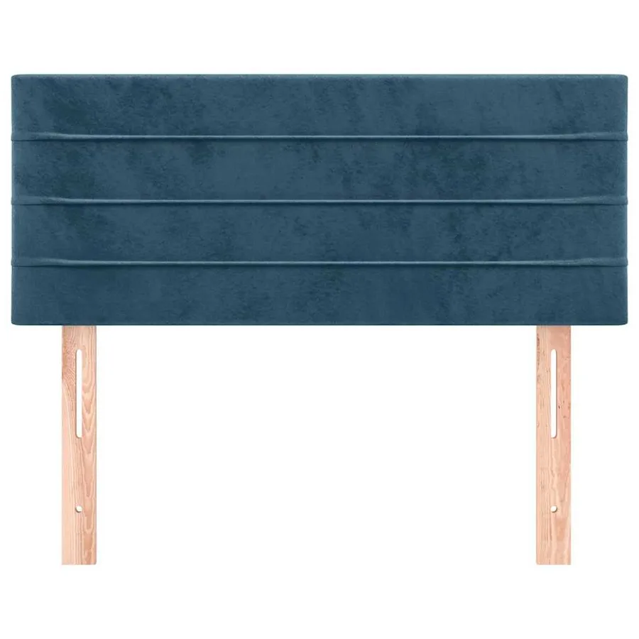 Tête de lit Bleu foncé 80x5x78/88 cm Velours - 3
