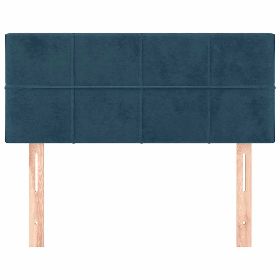 Tête de lit Bleu foncé 90x5x78/88 cm Velours - 3