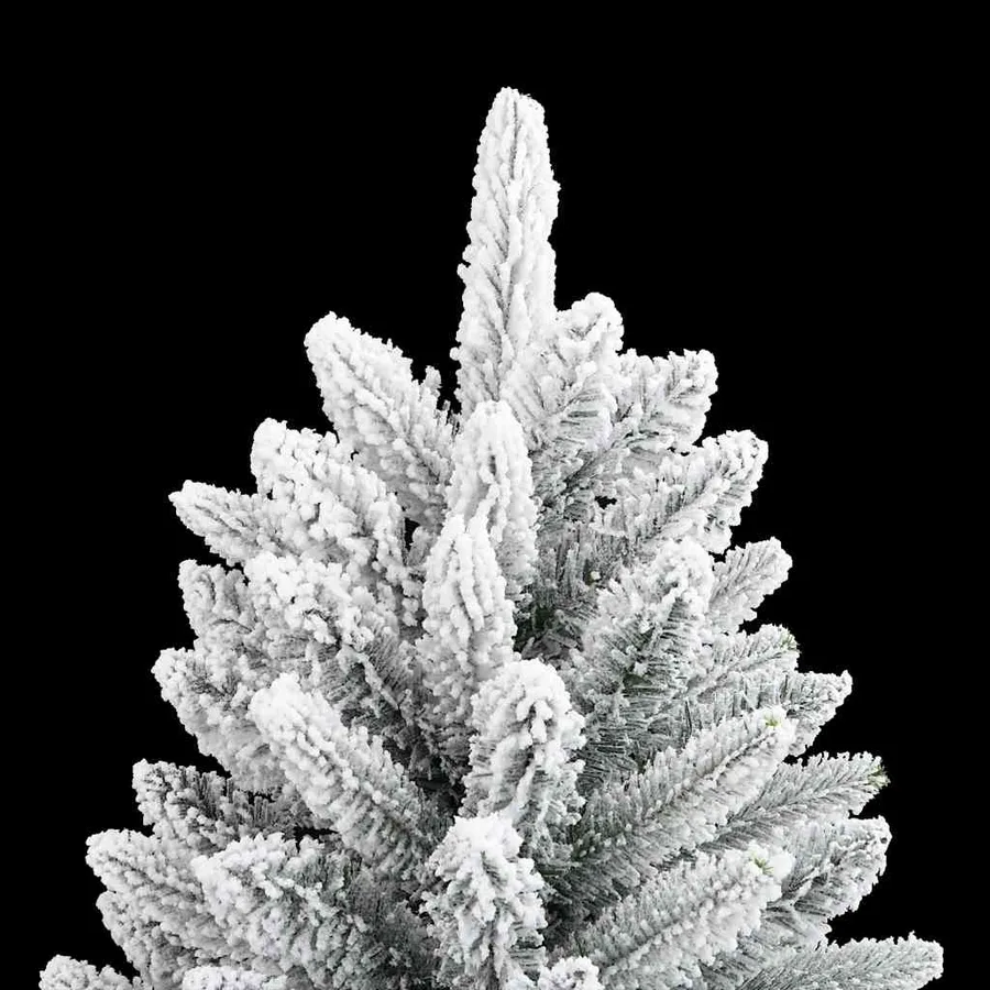 Sapin de Noël artificiel avec neige floquée 120 cm PVC et PE - 3