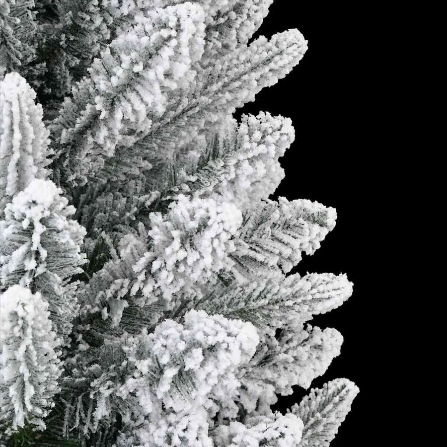 Sapin de Noël artificiel avec neige floquée 120 cm PVC et PE - 4