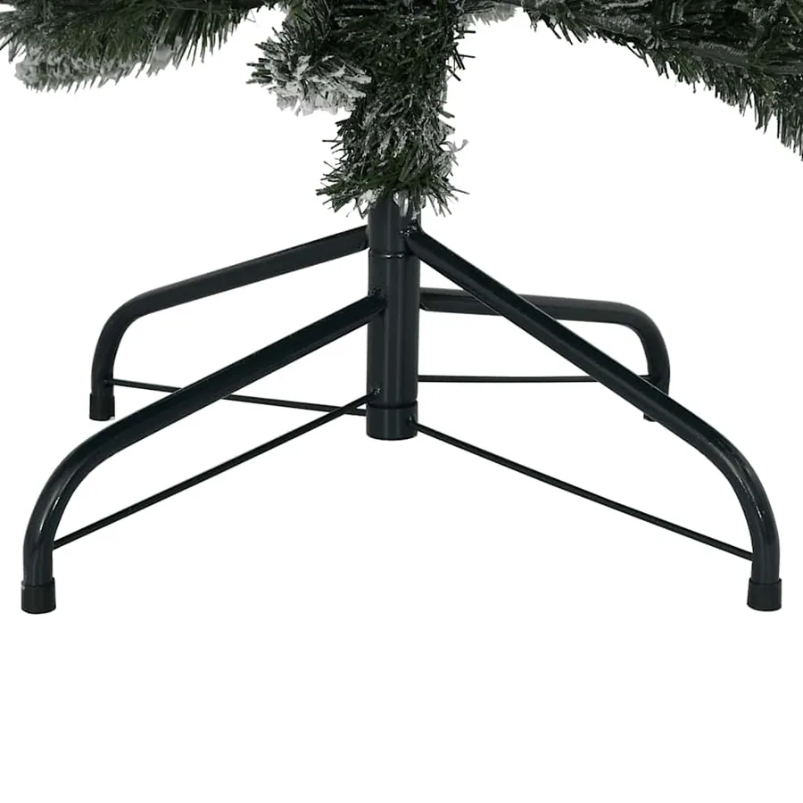 Sapin de Noël artificiel avec neige floquée 120 cm PVC et PE - 5