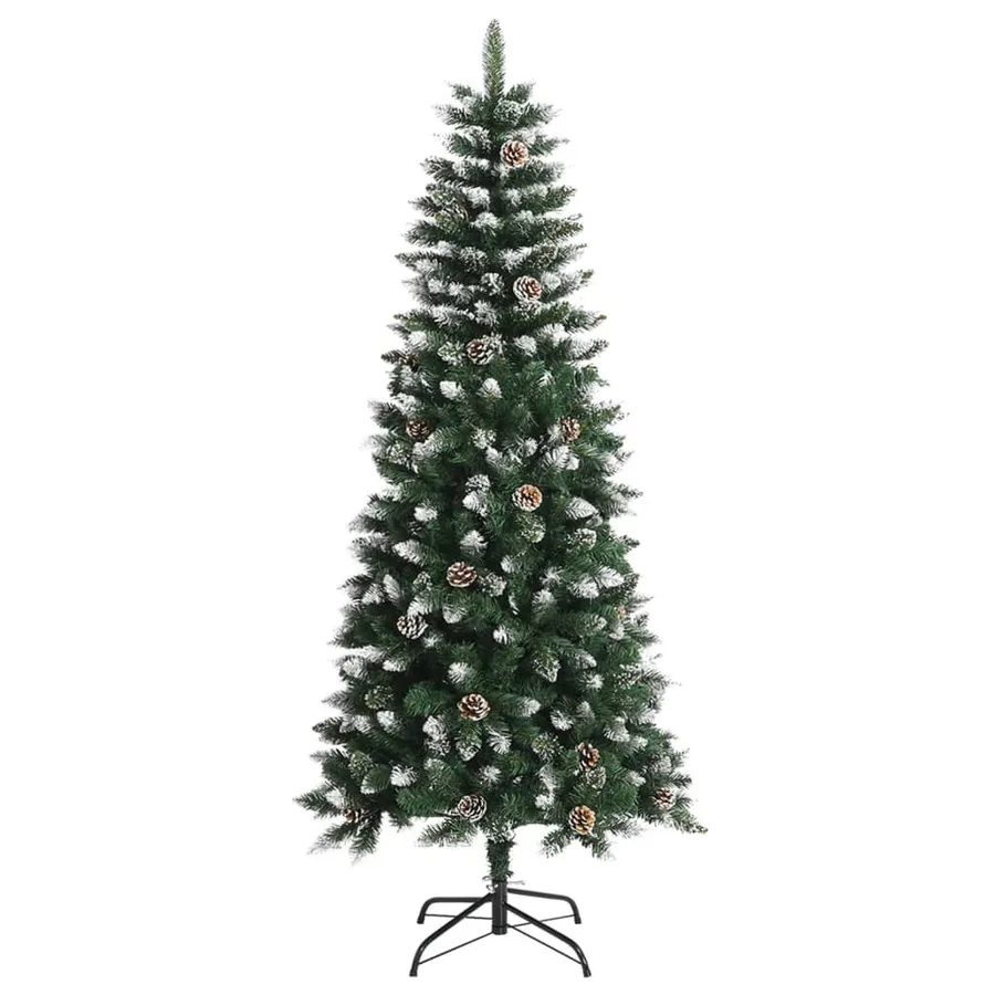Sapin de Noël artificiel avec support Vert 150 cm PVC - 2
