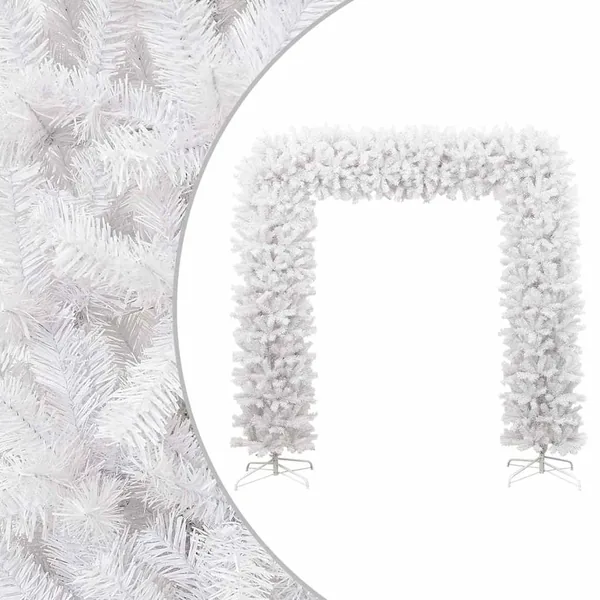 Arche d'arbre de Noël Blanc 240 cm