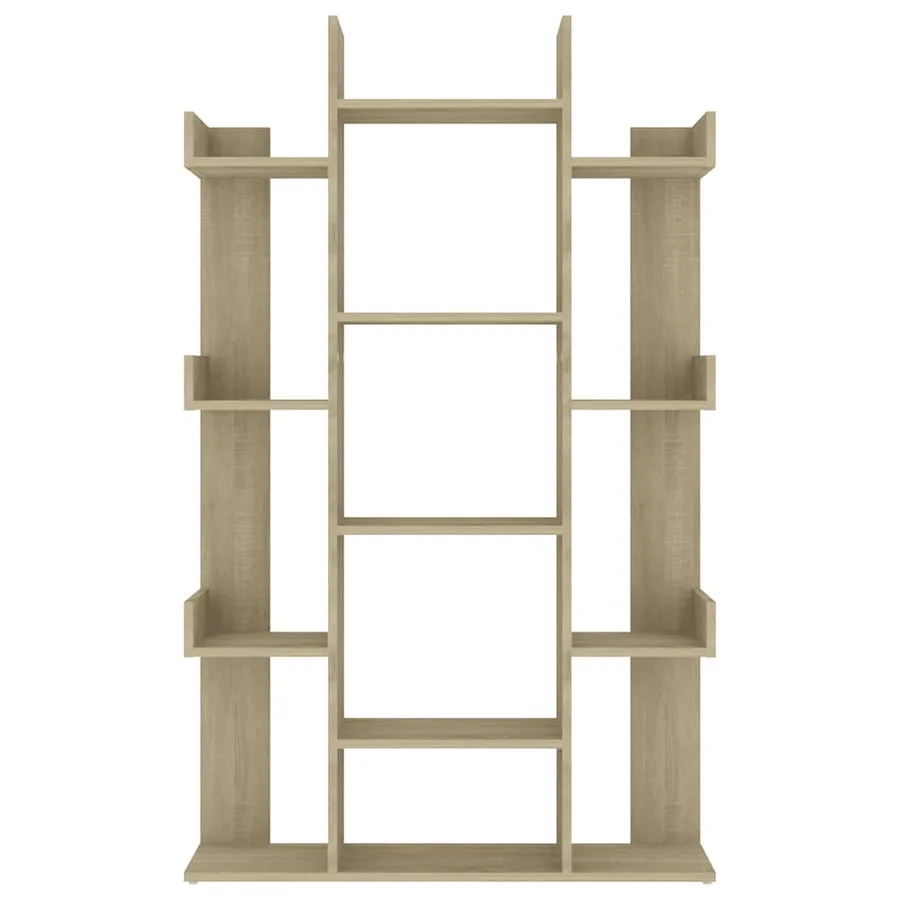 Bibliothèque Chêne Sonoma 86x25,5x140 cm Bois d’ingénierie - 4