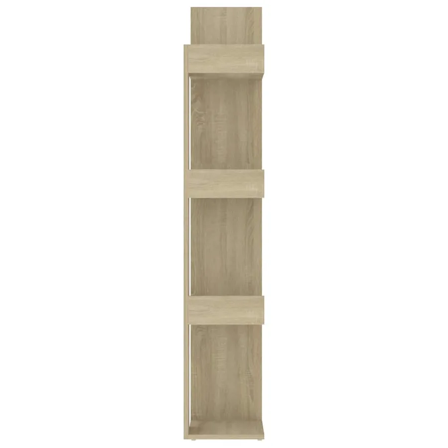 Bibliothèque Chêne Sonoma 86x25,5x140 cm Bois d’ingénierie - 5