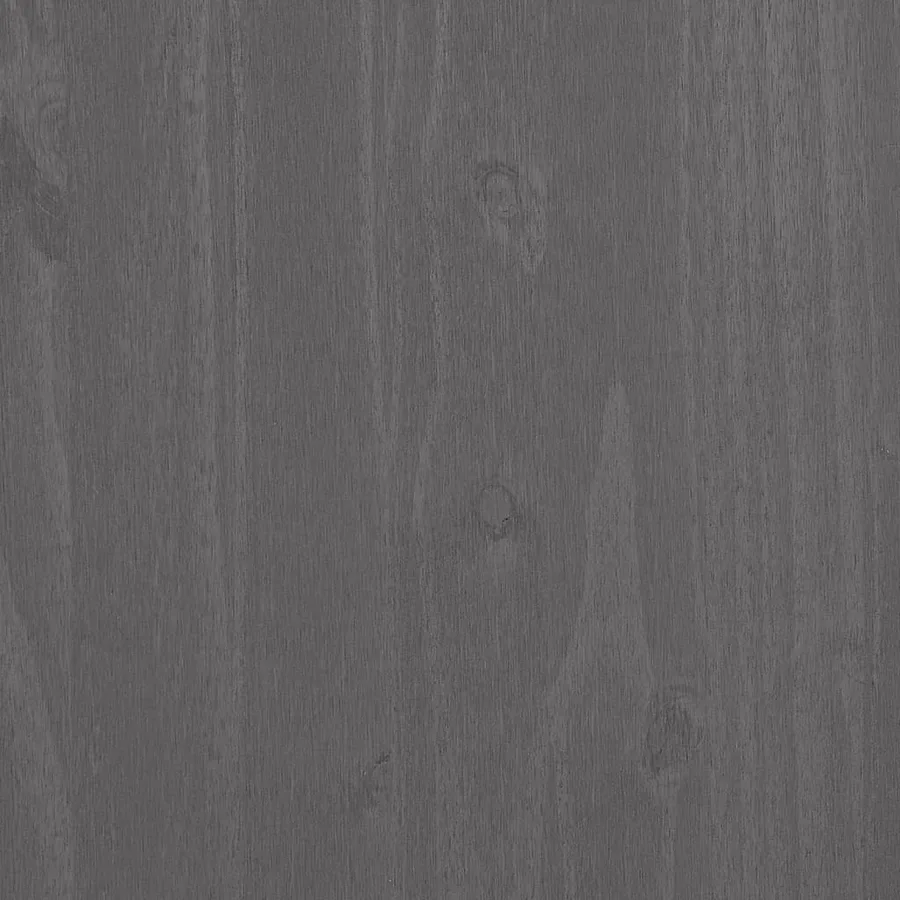 Table de chevet HAMAR Gris clair 40x35x44,5 cm Bois pin massif - 7