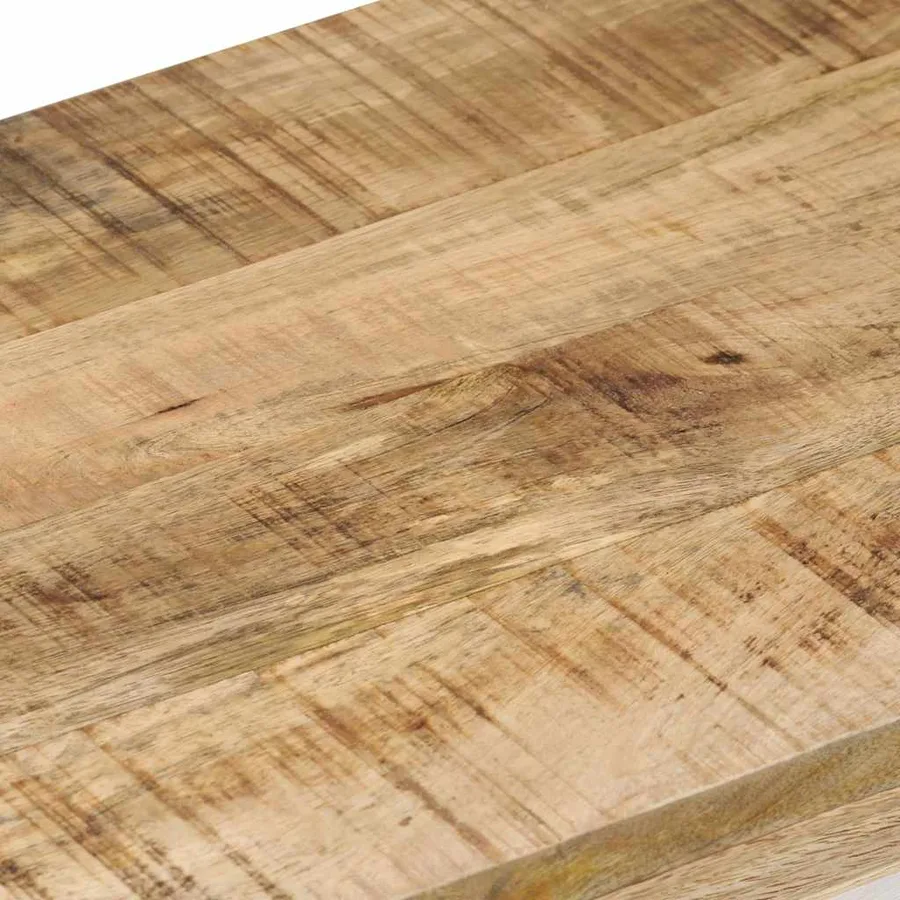 Meuble TV 110x30x40 cm Bois massif de manguier - 8