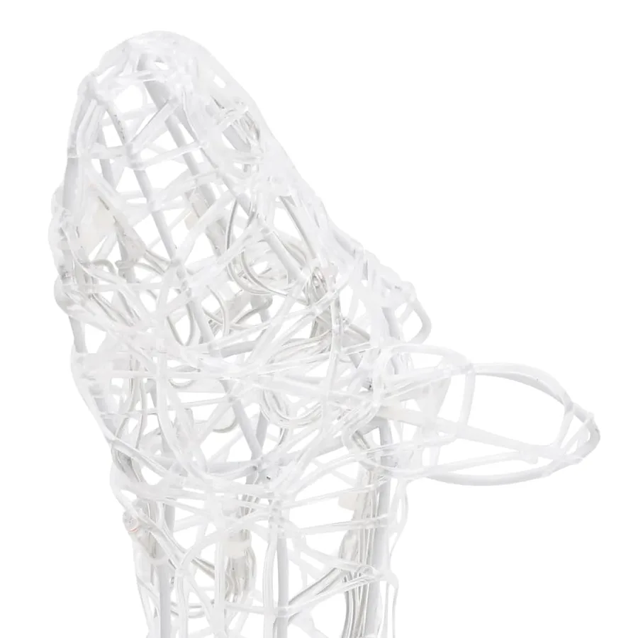 Famille de rennes de décoration Acrylique 300 LED blanc froid - 9