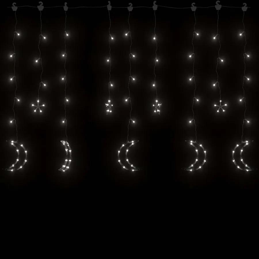 Guirlande lumineuse étoile et lune avec télécommande 345 LED - 3