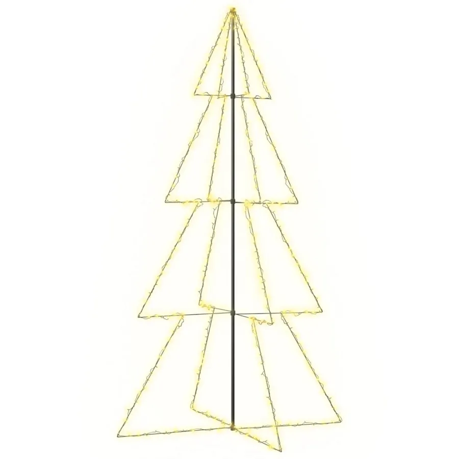 Arbre de Noël cône 360 LED d'intérieur/d'extérieur 143x250 cm - 2