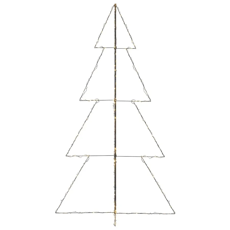 Arbre de Noël cône 360 LED d'intérieur/d'extérieur 143x250 cm - 5