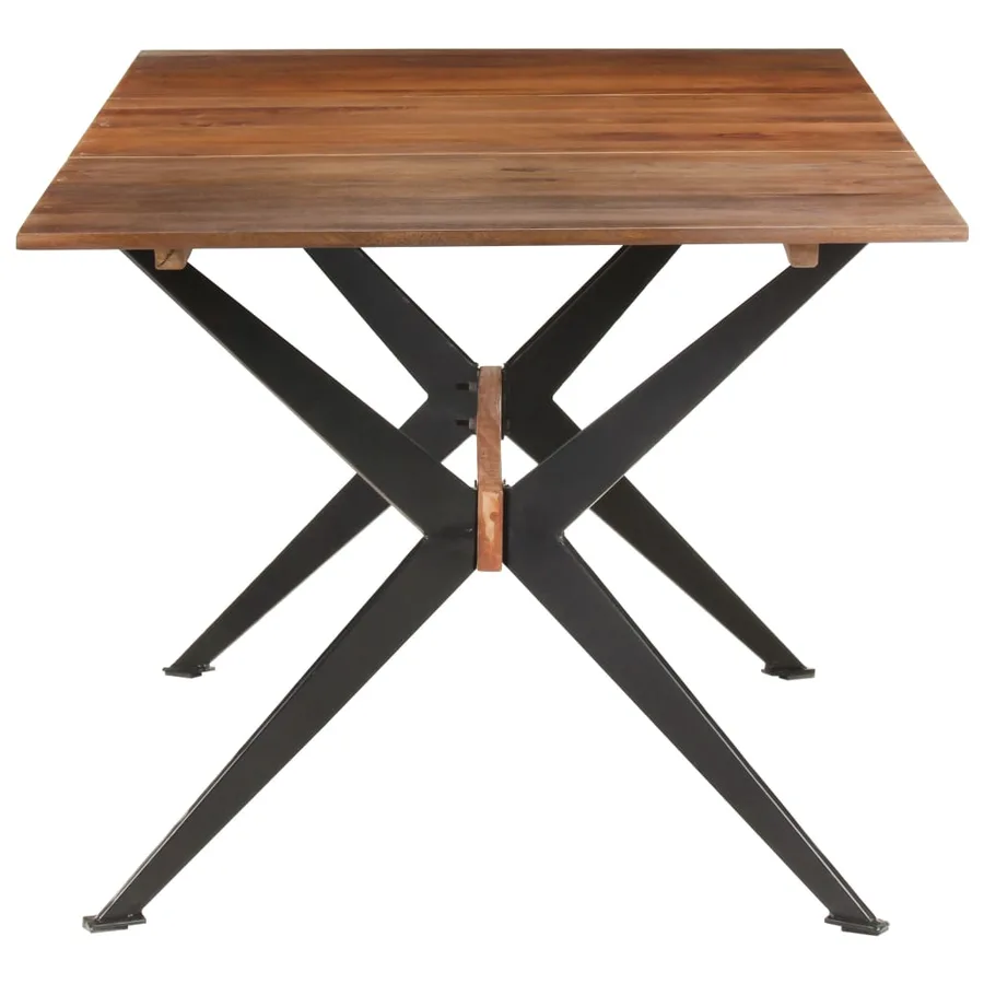 Table à manger 180x90x76 cm Bois de manguier massif - 3