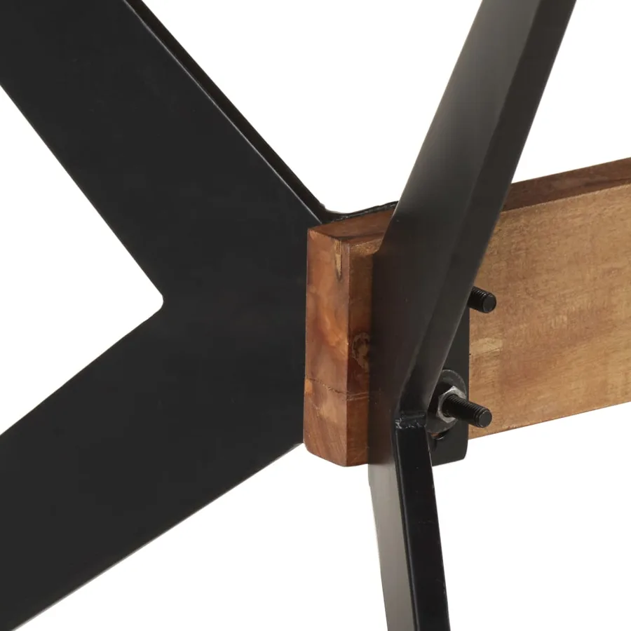 Table à manger 180x90x76 cm Bois de manguier massif - 5