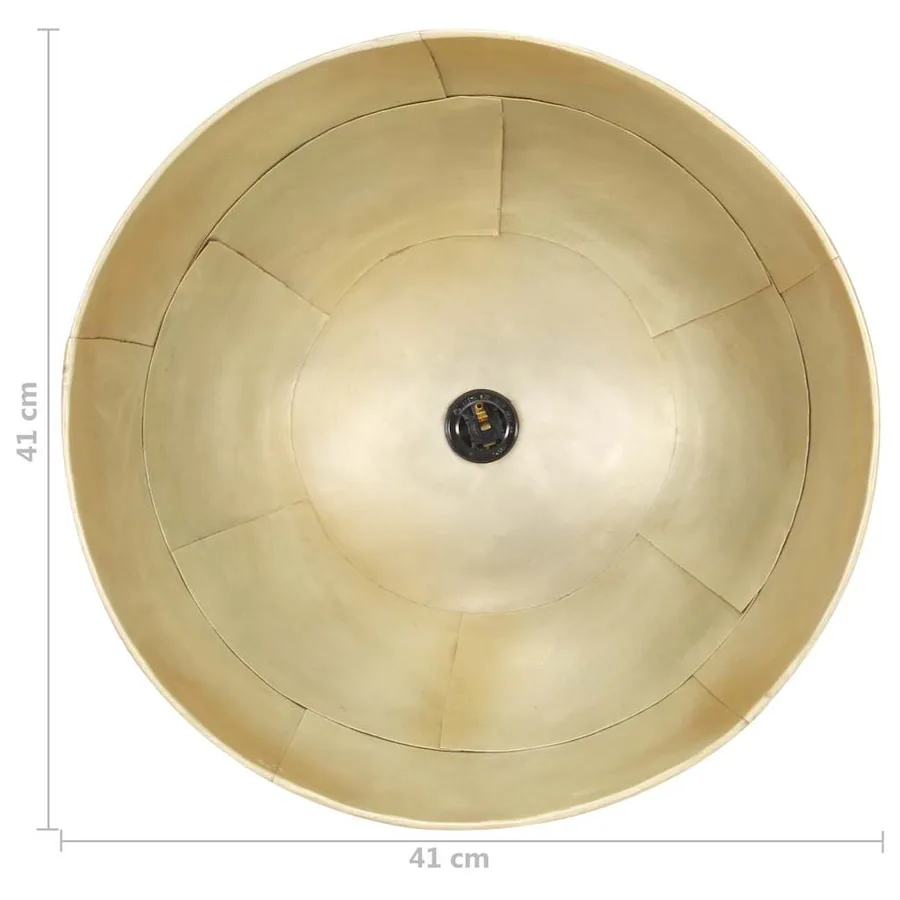 Lampe suspendue industrielle vintage 25 W Laiton Rond 41 cm E27 - 10