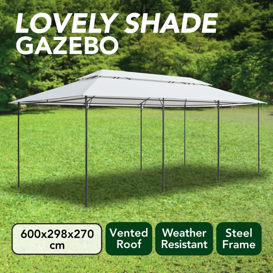 Belvédère 600x298x270 cm Blanc 180 g/m² - 7
