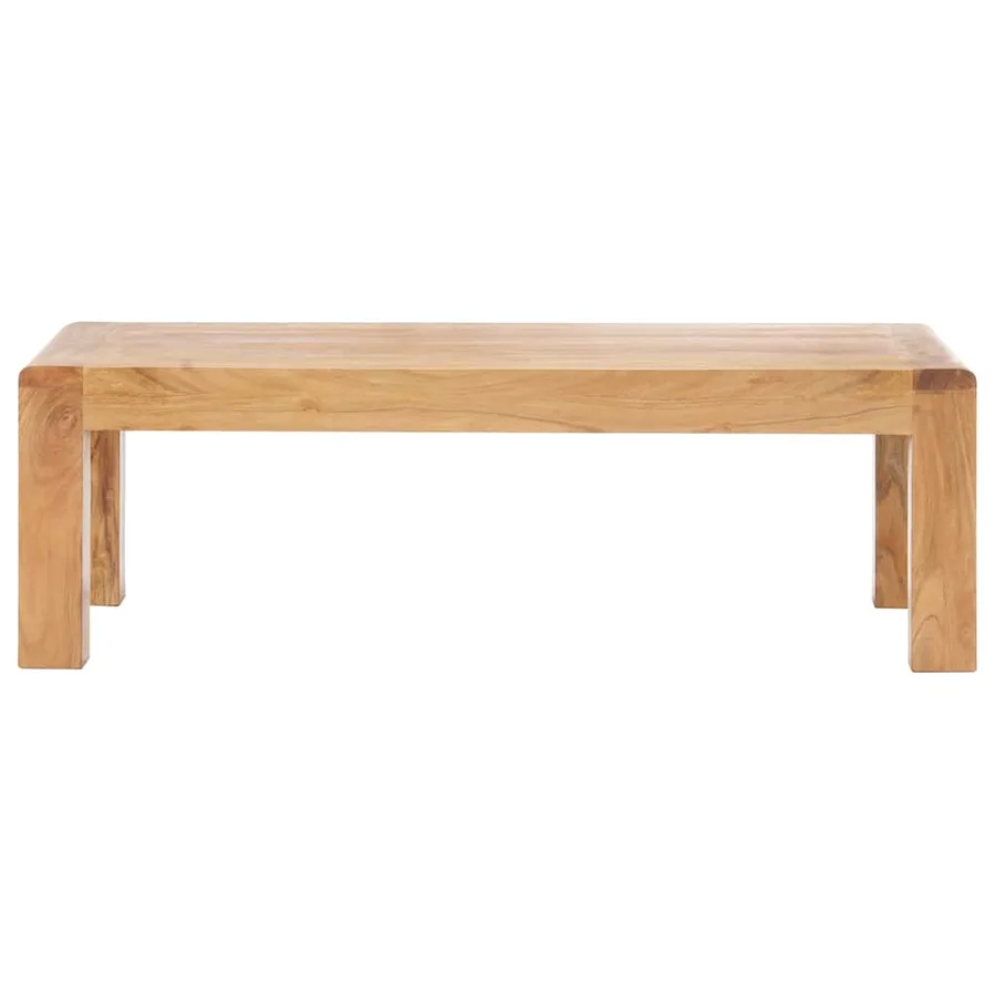 Table basse 110x60x35 cm Bois d'acacia massif et finition miel - 2