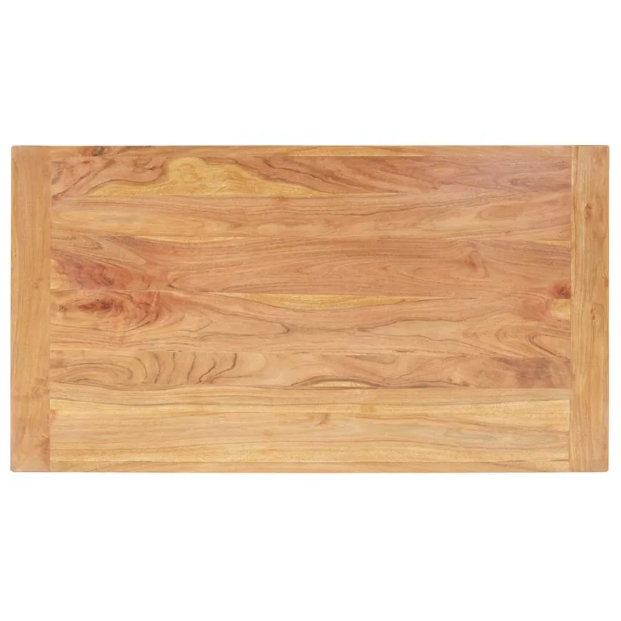 Table basse 110x60x35 cm Bois d'acacia massif et finition miel - 3