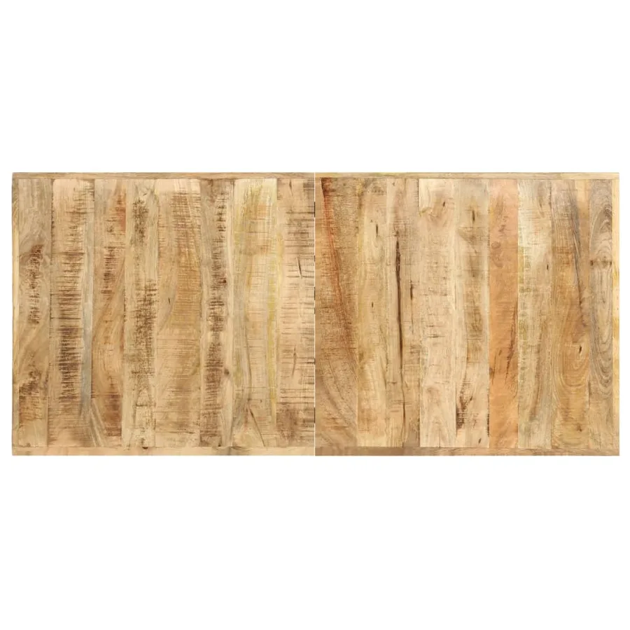 Table de bar 150x70x107 cm Bois de manguier brut - 4