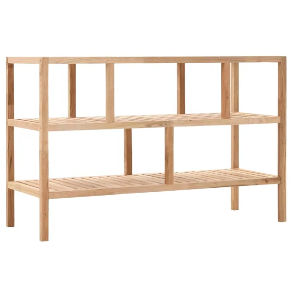 Étagère de salle de bain Bois de noyer massif 100x40x65 cm